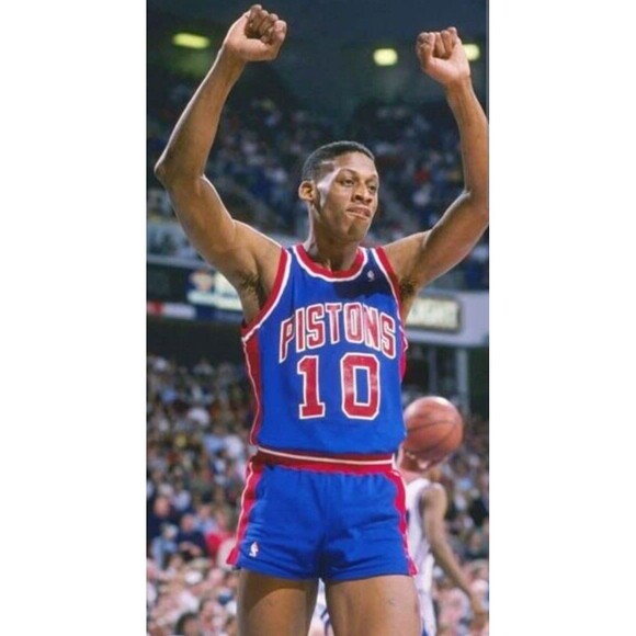 Dennis Rodman (Adidas)-(Pistons)-(Jersey)-(Blue/Red)-(Size:XL)-(New Cond.)-$85 - Picture 12 of 12